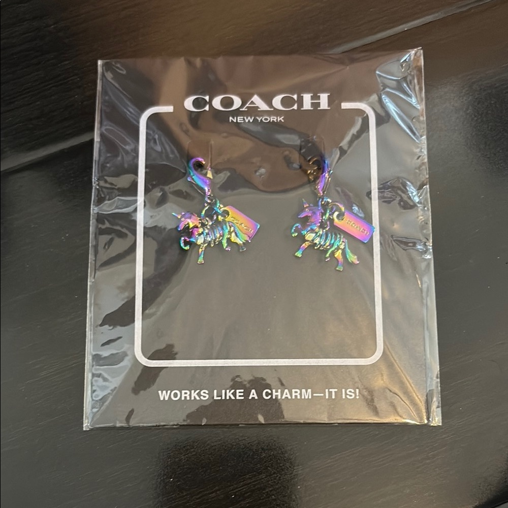 Coach Iridescent Unicorn Sneaker Charms